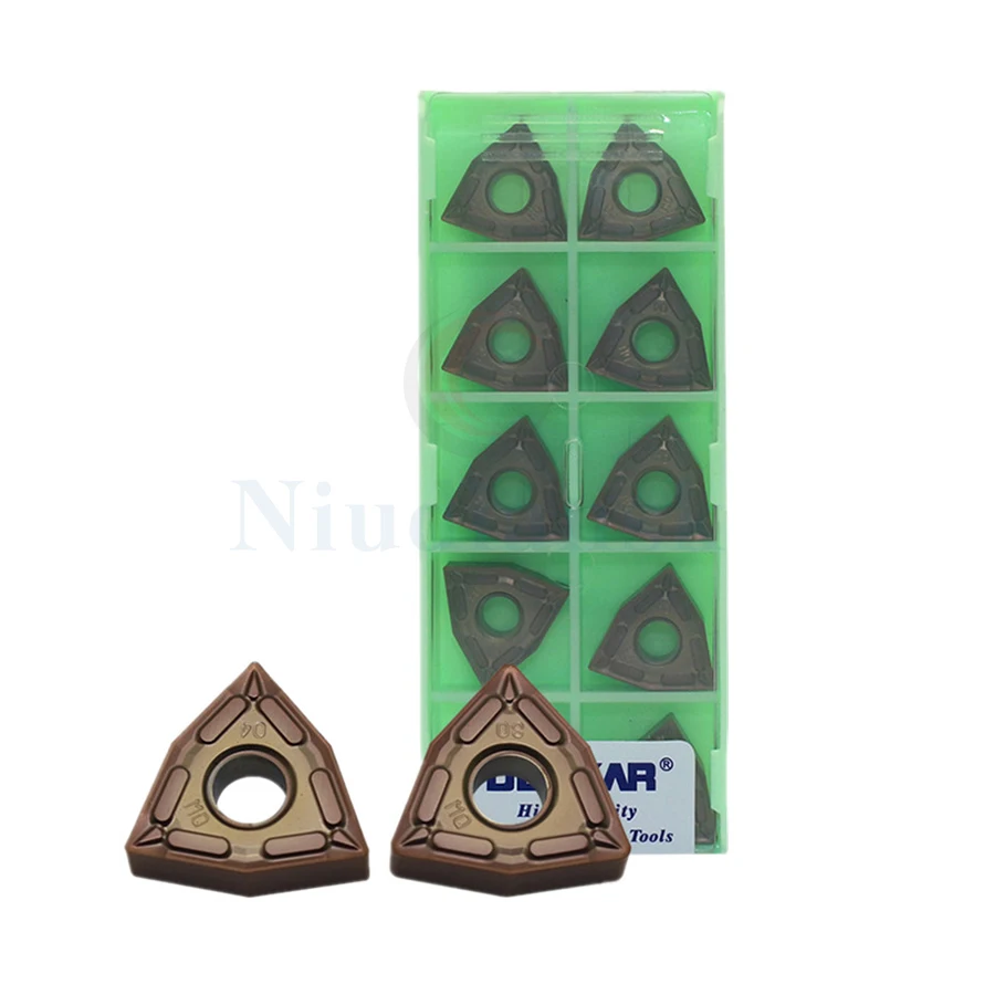 10pcs WNMG080404 WNMG080408 MQ MA MM HS MS HA JMS LF6118 Numerical Control Lathe External Turning Inserts Tools Cutting Inserts