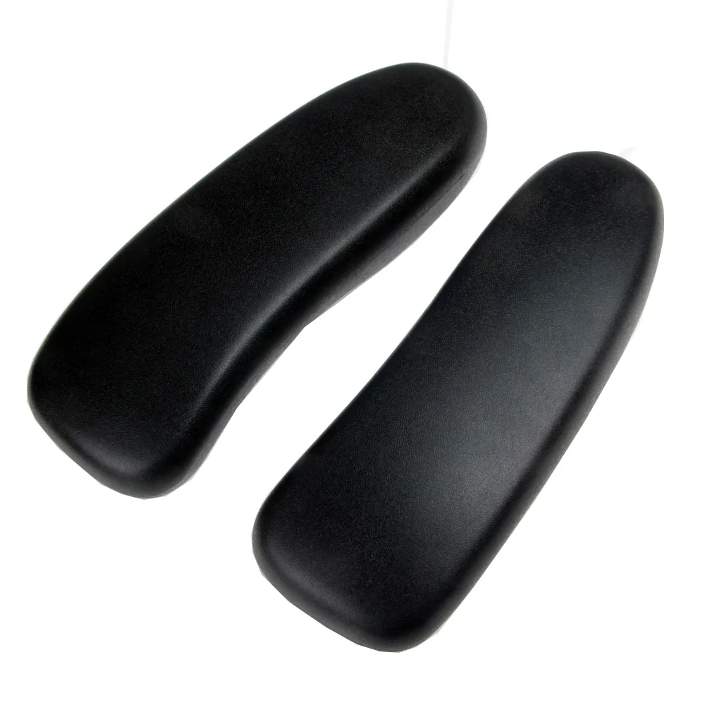 Vinyl Arm Pads Caps for Herman Miller Classic Aeron Office Home Chair Graphite/Black Smoke/Grey Color Fit Size A, B, C 1 Pair