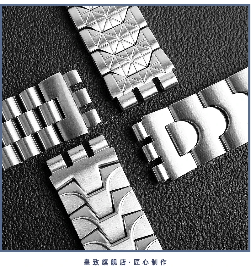 Fine steel watchband double convex mouth for Swatch watch YCS Yas YGS iron men's and women's steel watch strap 19 mm wristband