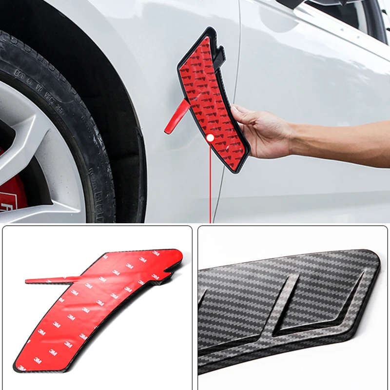 Car Fender Vents For AUDI Q5 SQ5 A6 C6 A3 8V A4 B8 A5 A7 Sline S3 S4 S5 S6 Side Wing Sports Trims Sticker 2021 New Styling