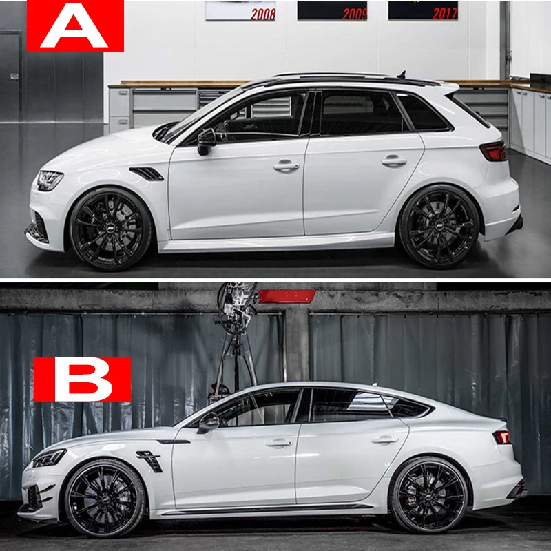 Car Fender Vents For AUDI Q5 SQ5 A6 C6 A3 8V A4 B8 A5 A7 Sline S3 S4 S5 S6 Side Wing Sports Trims Sticker 2021 New Styling