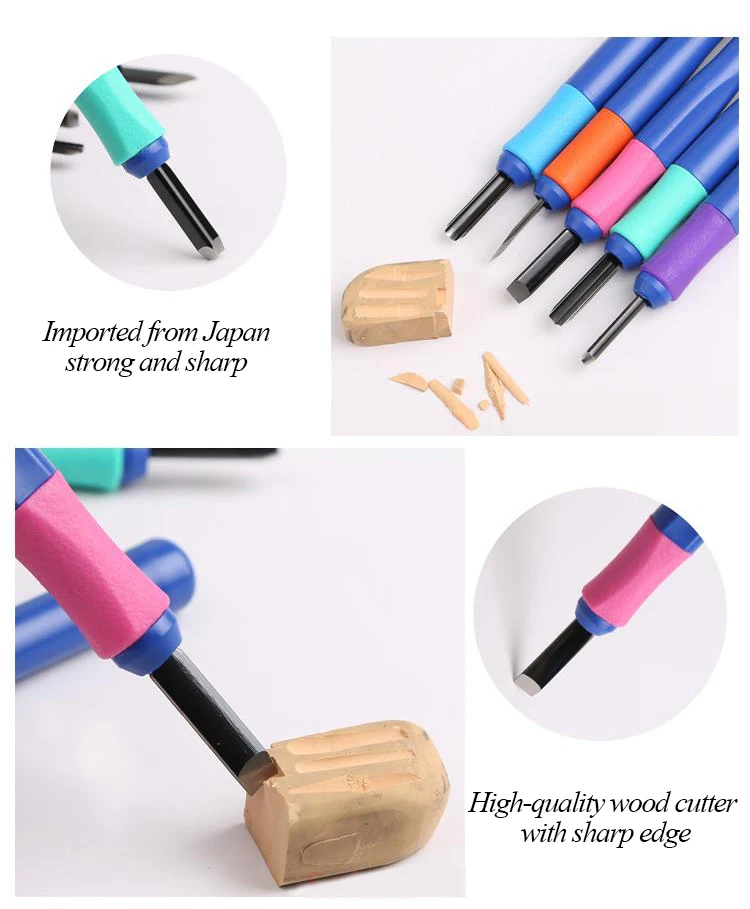 SAKURA 4/5pcs Wood Carving Knife Set Portable Art Pen Knife For Arts Wood Carving Tools Crafts Repair Multi DIY Hand Tools