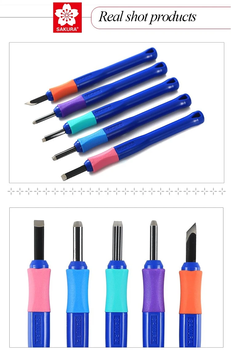 SAKURA 4/5pcs Wood Carving Knife Set Portable Art Pen Knife For Arts Wood Carving Tools Crafts Repair Multi DIY Hand Tools