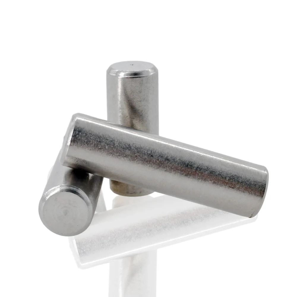 M1 M1.5 M2 M2.5 M3 M3.5 M4 M5 M6 Cylindrical Pin Locating Dowel Shaft Solid Fixing Metal Rod 304 Stainless Steel Fixed Lock Pin