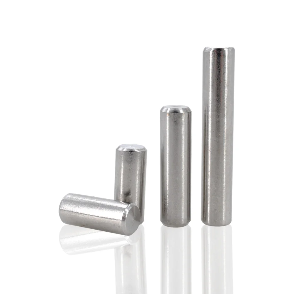 M1 M1.5 M2 M2.5 M3 M3.5 M4 M5 M6 Cylindrical Pin Locating Dowel Shaft Solid Fixing Metal Rod 304 Stainless Steel Fixed Lock Pin