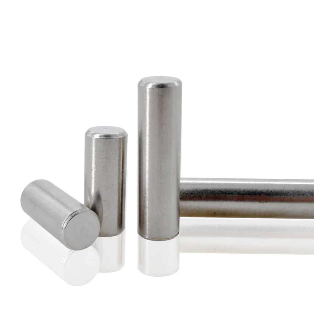 M1 M1.5 M2 M2.5 M3 M3.5 M4 M5 M6 Cylindrical Pin Locating Dowel Shaft Solid Fixing Metal Rod 304 Stainless Steel Fixed Lock Pin