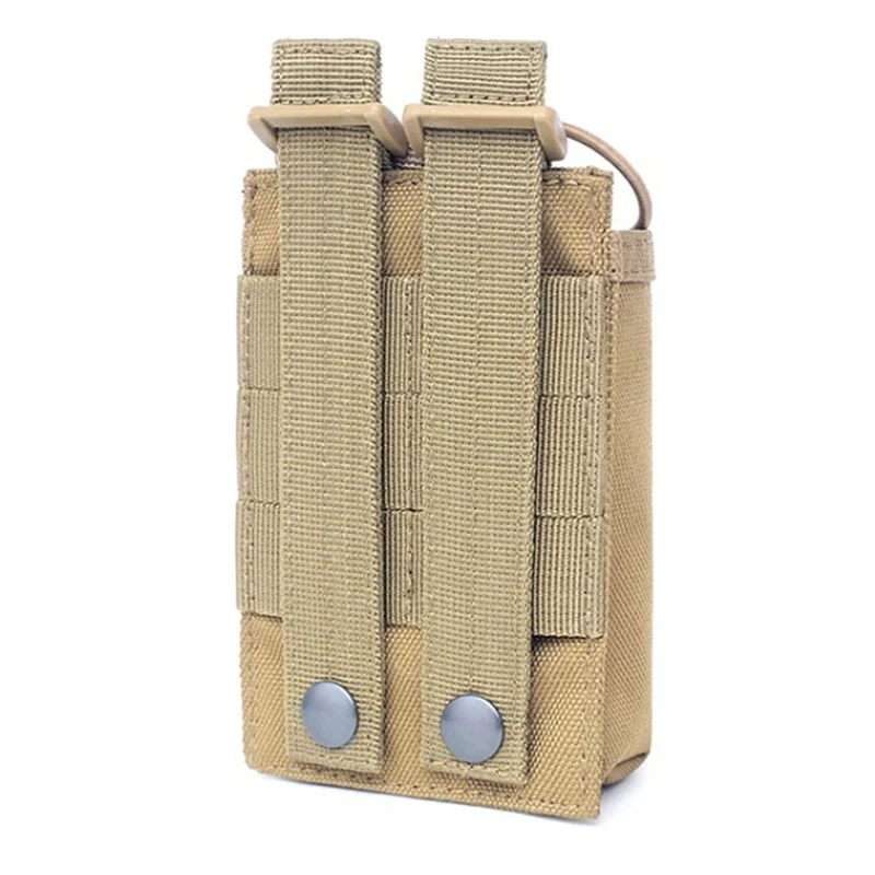 Tactical Radio Holder Molle Radio Pouch Case Heavy Duty Radios Holster Bag for Two Ways Walkie Talkies Baofeng Hunting Equipment