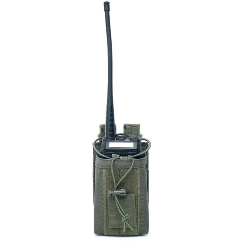 Tactical Radio Holder Molle Radio Pouch Case Heavy Duty Radios Holster Bag for Two Ways Walkie Talkies Baofeng Hunting Equipment