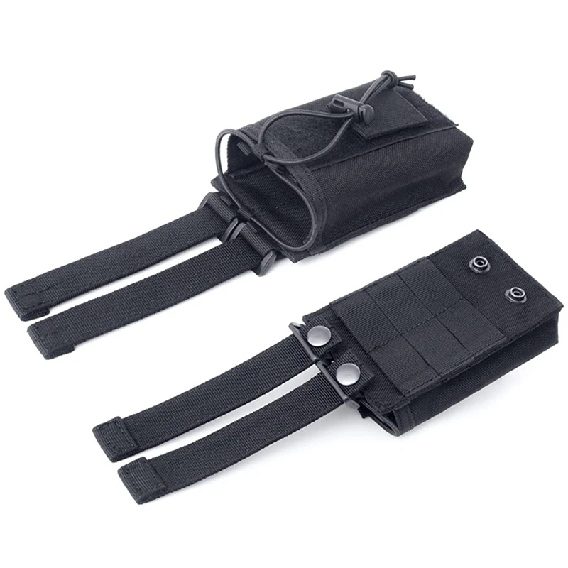 Tactical Radio Holder Molle Radio Pouch Case Heavy Duty Radios Holster Bag for Two Ways Walkie Talkies Baofeng Hunting Equipment