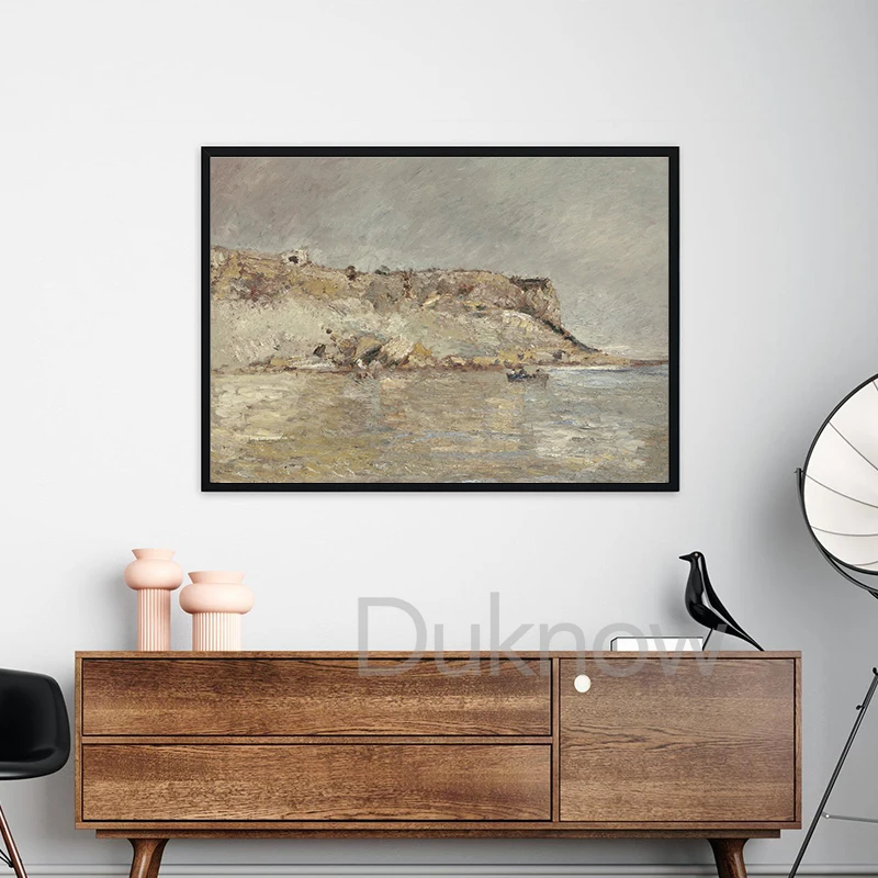 Vintage Country Natural Landscape Oil Painting On Canvas Poster Retro Flower Still Life Art Print Gallery Neutral Wall Pictures