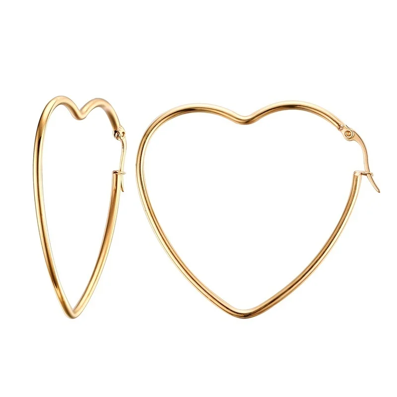 Dainty Twisted Stainless Steel Hoop Earrings for Women, Gold Color Plating Circle Round Ear Clip Accessory Mother's Day Gift
