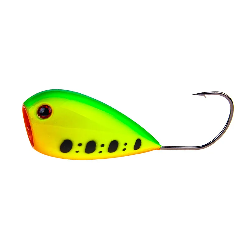1Pcs/lot Big mouth 8cm 13g Popper Fishing Lure Crankbaits Artificial Baits Croatian EGG Floating Hard Bait with Single Hook