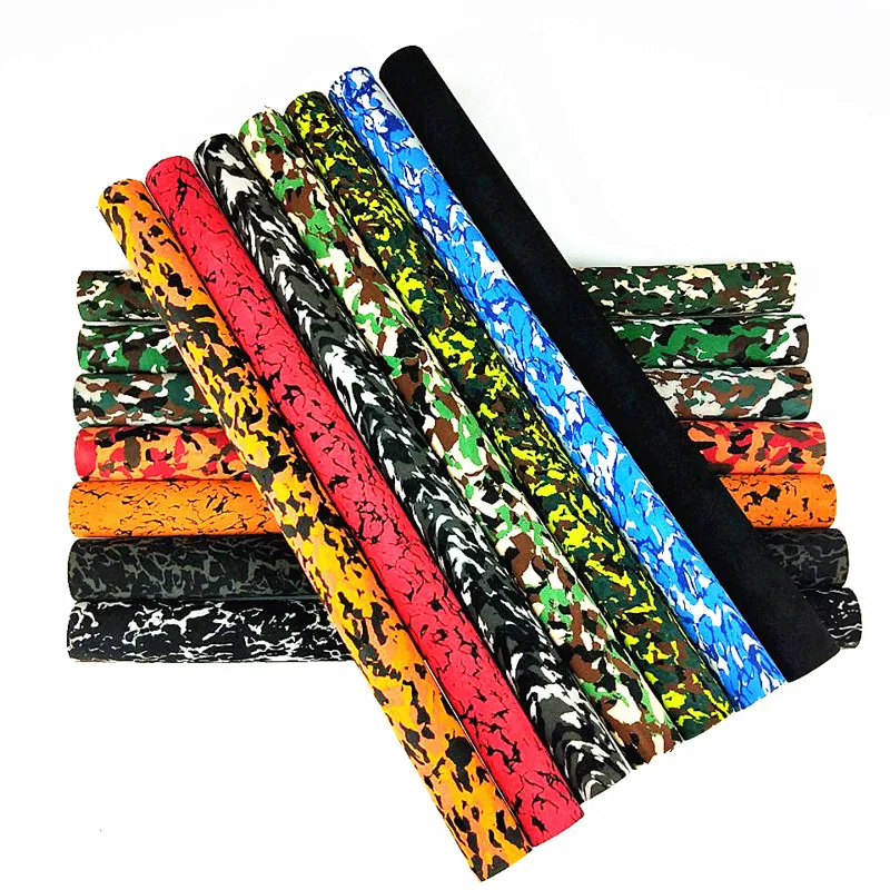 NooNRoo Camo EVA Grips Straight Camo Handle Fishing Rod DIY Repair Rod 1pcs Free Shipping