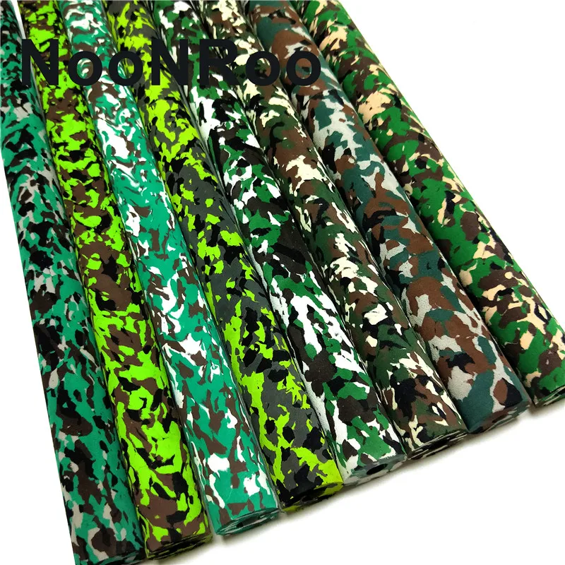 NooNRoo Camo EVA Grips Straight Camo Handle Fishing Rod DIY Repair Rod 1pcs Free Shipping