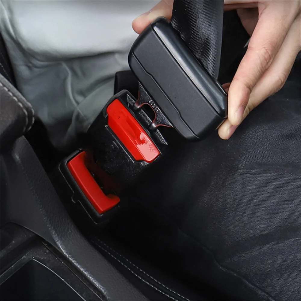 Car seat belt accessories lock tongue for Toyota Corolla Camry CHR GT86 Rav4 Yaris FT86 FR-S Accessories