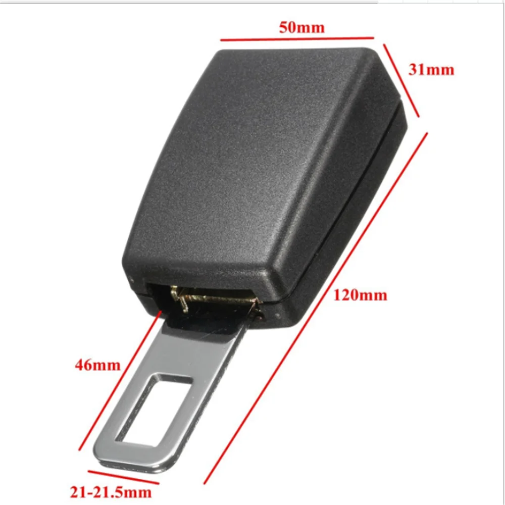 Car seat belt accessories lock tongue for Toyota Corolla Camry CHR GT86 Rav4 Yaris FT86 FR-S Accessories