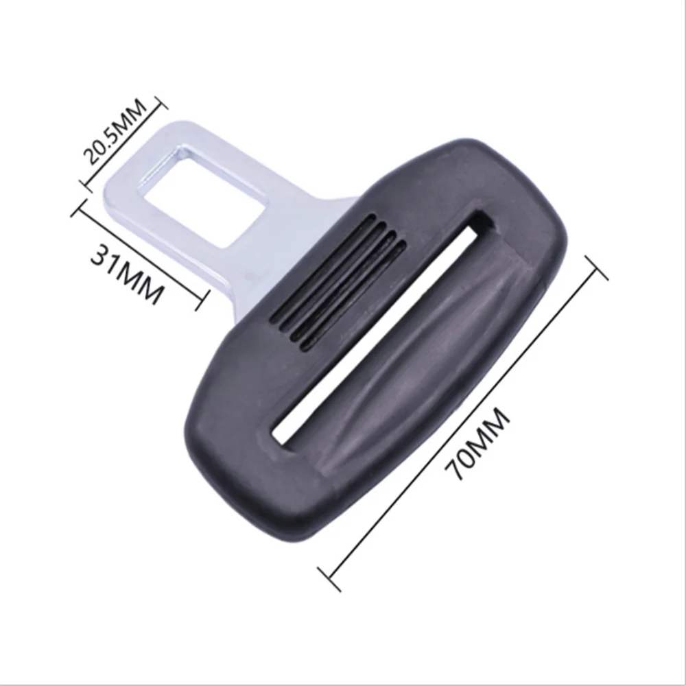 Car seat belt accessories lock tongue for Toyota Corolla Camry CHR GT86 Rav4 Yaris FT86 FR-S Accessories