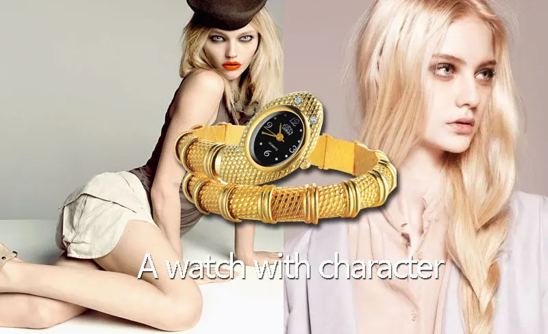 Women's Snake Watch Luxury Gold Women's Watches Quartz Bracelet Fashion Ladies Watches Clock reloj mujer montre femme relogio