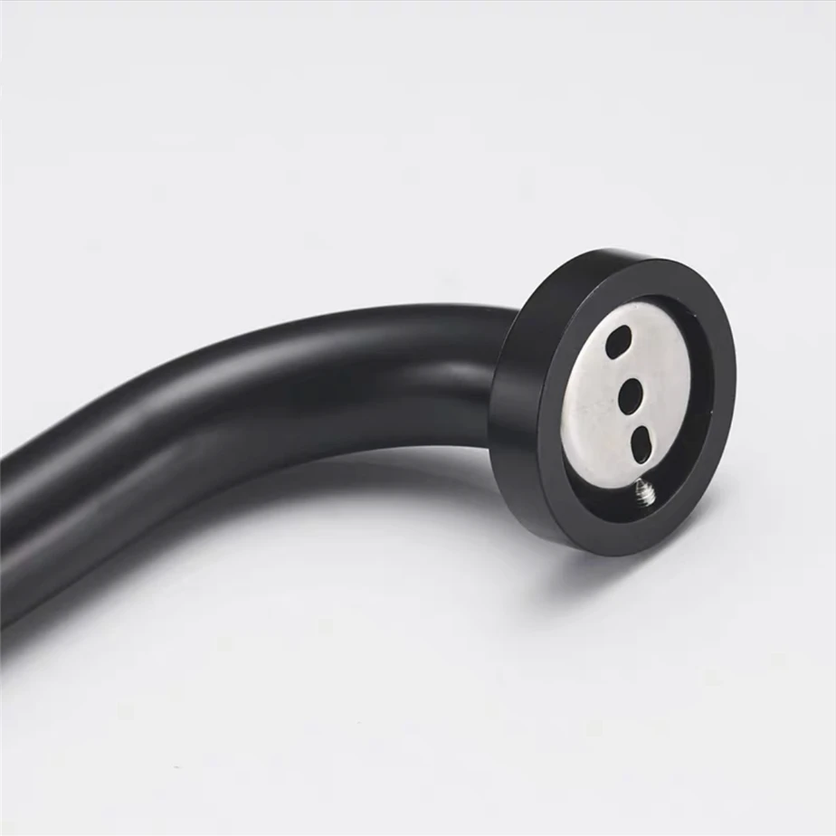 Black/White Barrier-free Handrail Aluminum Bathroom Stair Grab Elderly/Children Bathtub Safety Booster Handle Non-slip Armrest