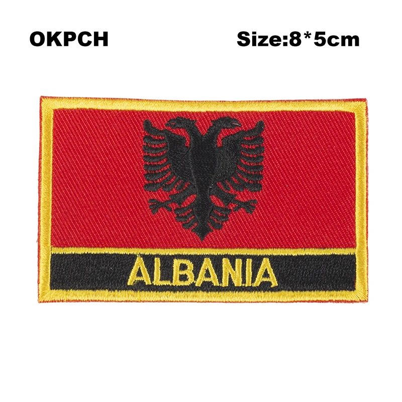 Maldives Flag Embroidery Patches Iron on Saw on Transfer patches Sewing Applications for Clothes in Home&Garden
