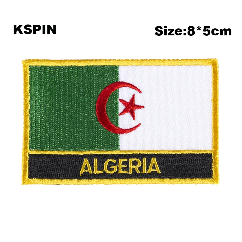 Maldives Flag Embroidery Patches Iron on Saw on Transfer patches Sewing Applications for Clothes in Home&Garden