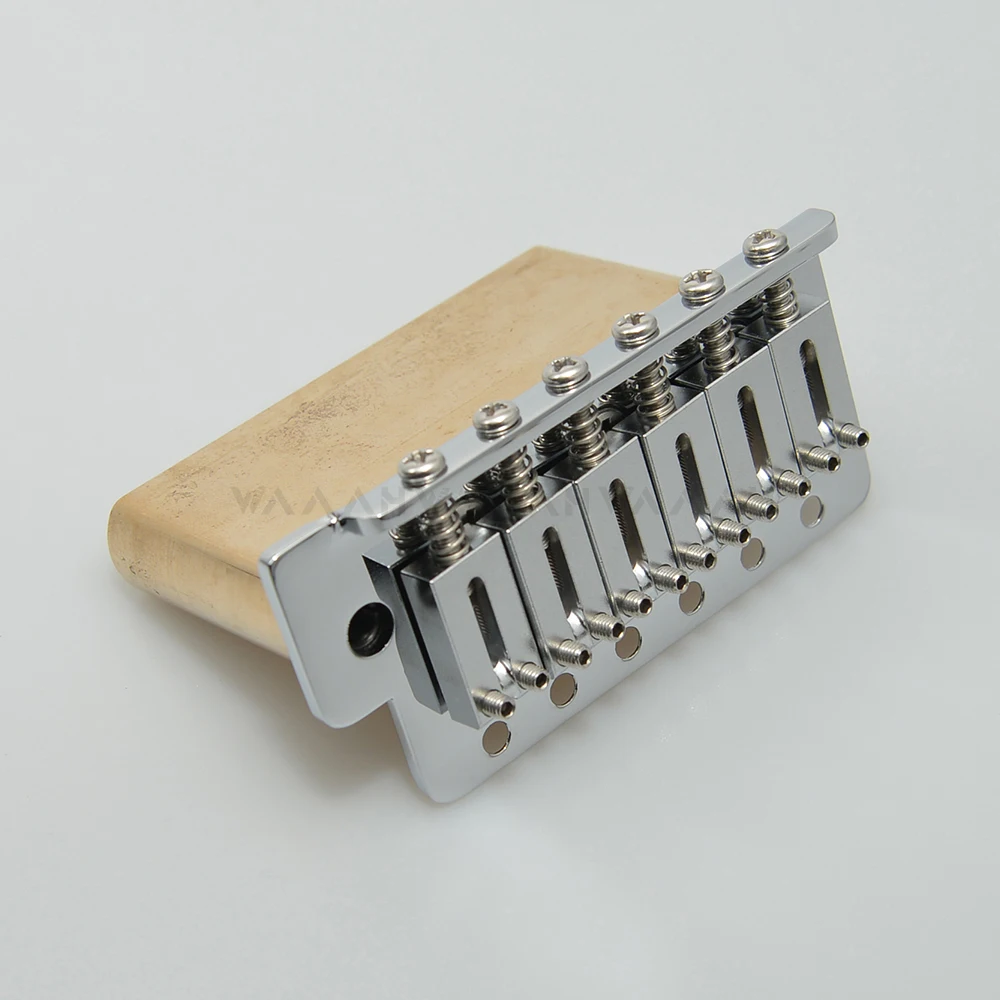 clearance sale!Guitar Tremolo Bridge 36mm 42mm Brass Saddle Stainless Steel Plate Finishing For ST Guitar CNC Machined
