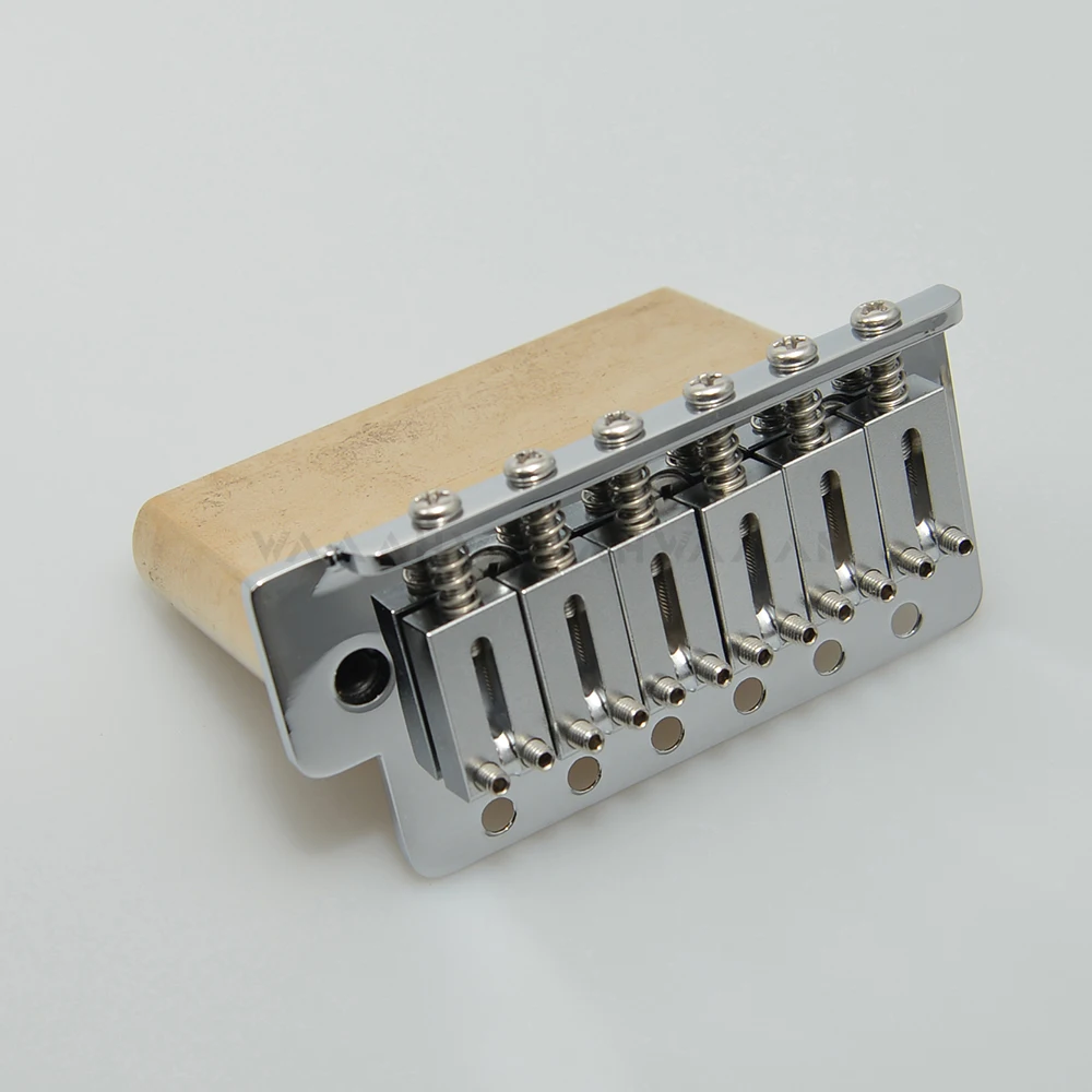 clearance sale!Guitar Tremolo Bridge 36mm 42mm Brass Saddle Stainless Steel Plate Finishing For ST Guitar CNC Machined