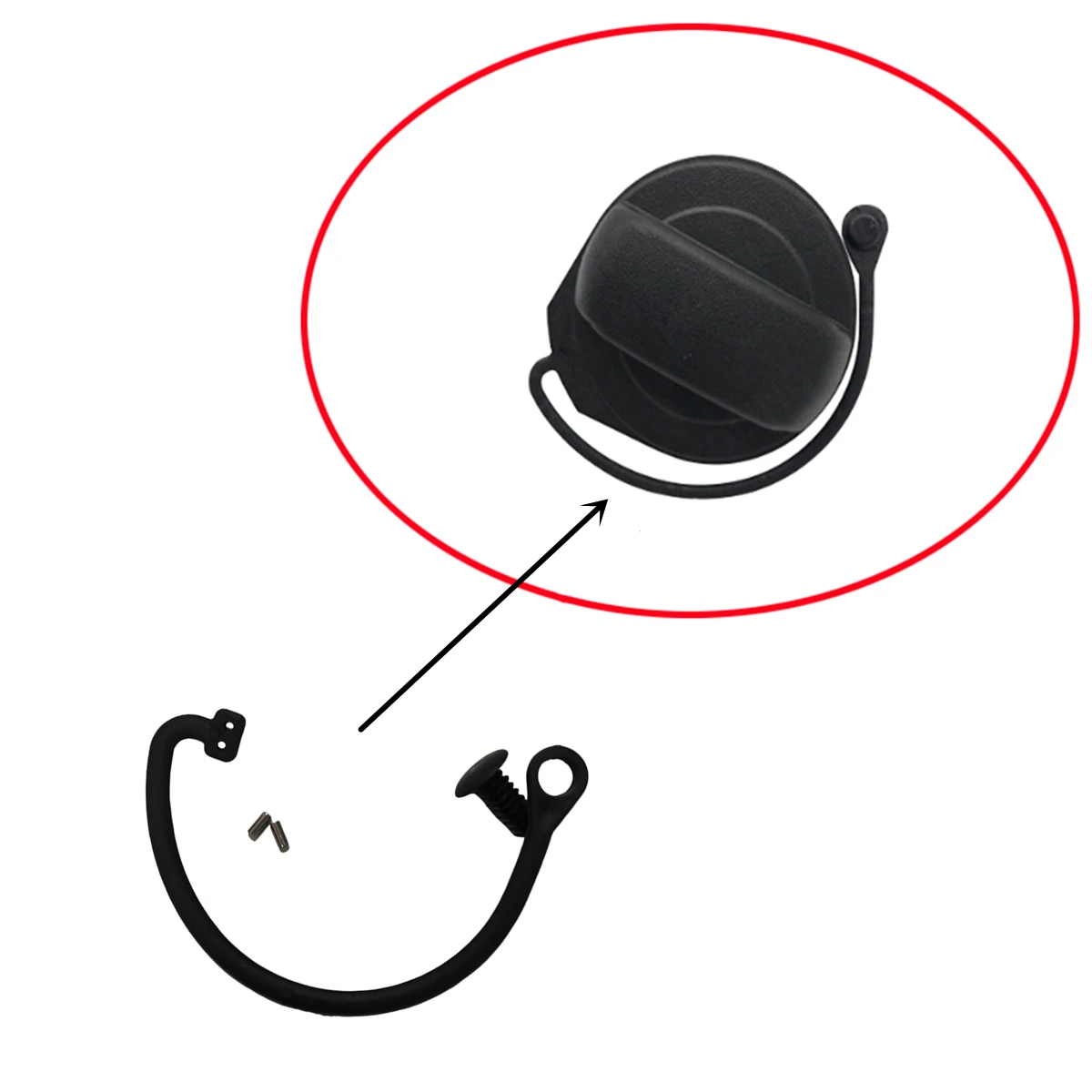 180201556 Fuel Tank Cap Cover Cable Band Cord Rope Line For VW Golf MK4 MK5 MK6 MK7 Passat Jetta Polo Touareg Bora Beetle Caddy