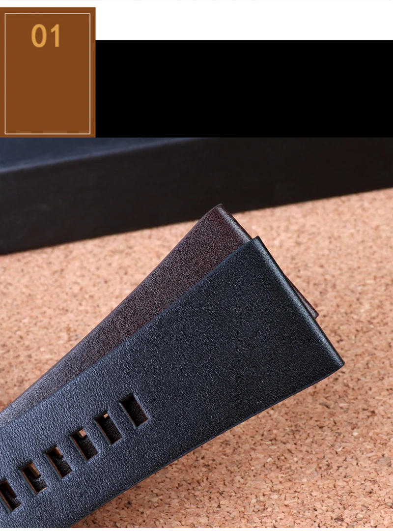 26MM 28MM 30MM 32MM For Diesel Watchbands Men's Wrist Large Size Watch Bands POlice Black Brown Genuine Calf Hide Leather Strap