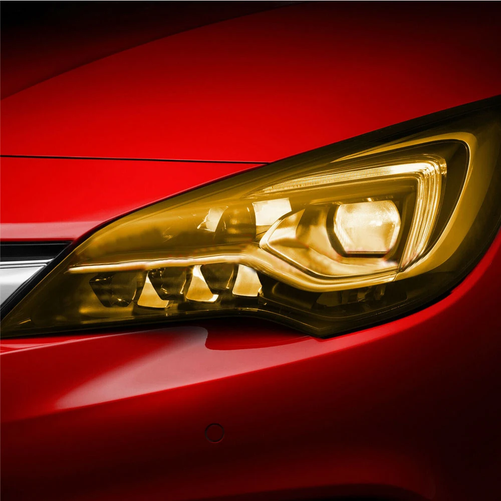 30x30cm Amber Orange light film Car Fog Light Headlight Taillight Tint Vinyl Film Sheet Sticker Auto Body Film Cover Car Styling