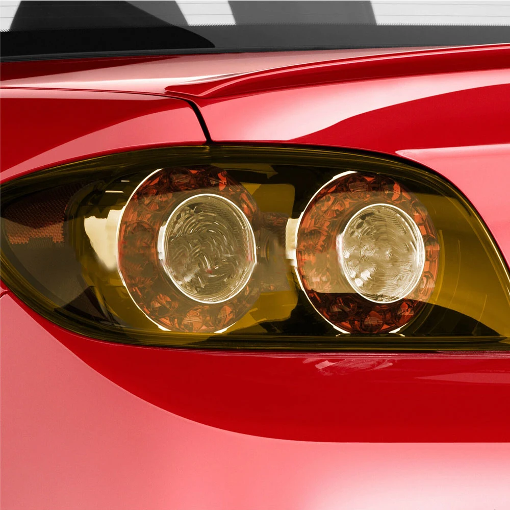 30x30cm Amber Orange light film Car Fog Light Headlight Taillight Tint Vinyl Film Sheet Sticker Auto Body Film Cover Car Styling