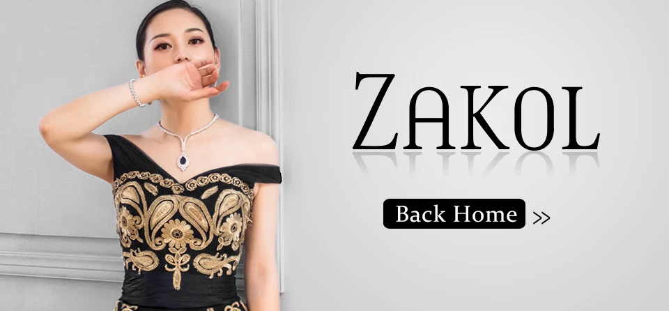 ZAKOL Fashion Wedding Ring for Women Leaf Shape Clear Cubic Zirconia Rings Party Jewelry Wholesale