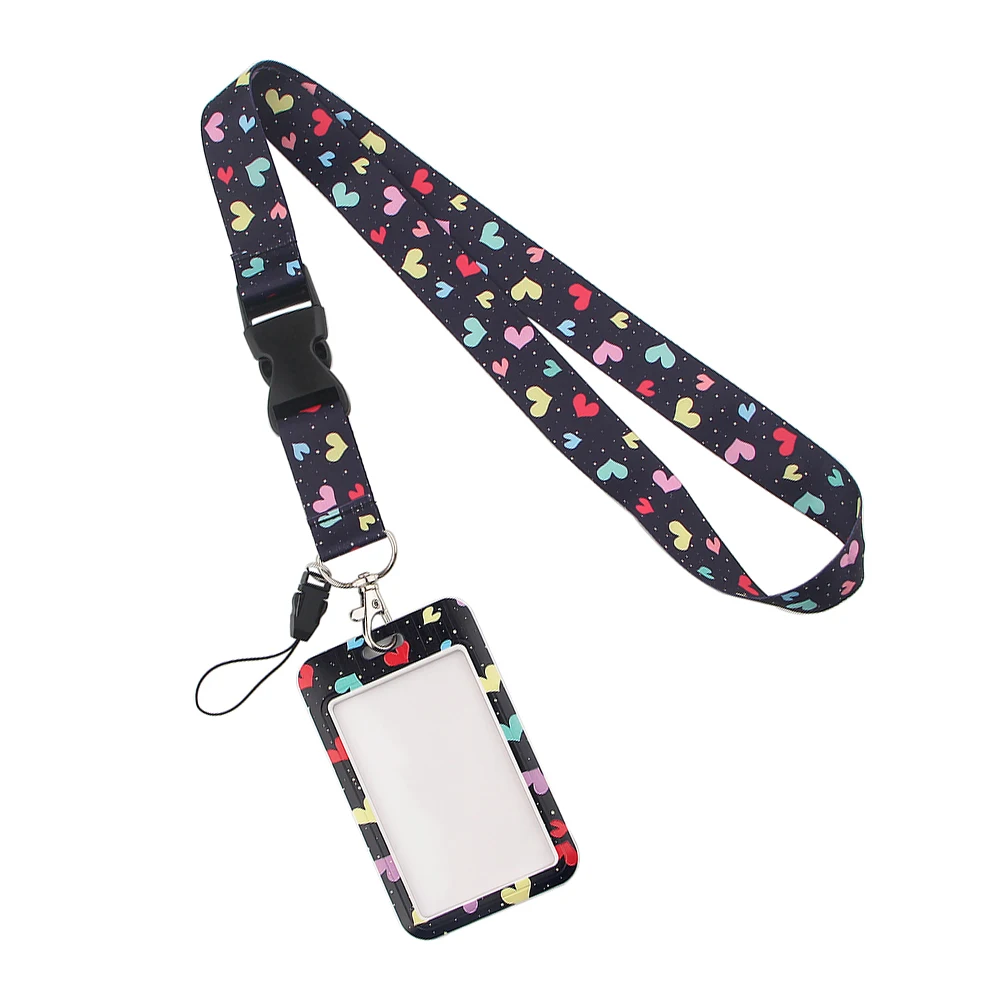 Ransitute R1593 Equation Music Fashion Buckle Lanyard Bus ID Name Work Card Badge Holder For Nurse Doctor Student Accessories