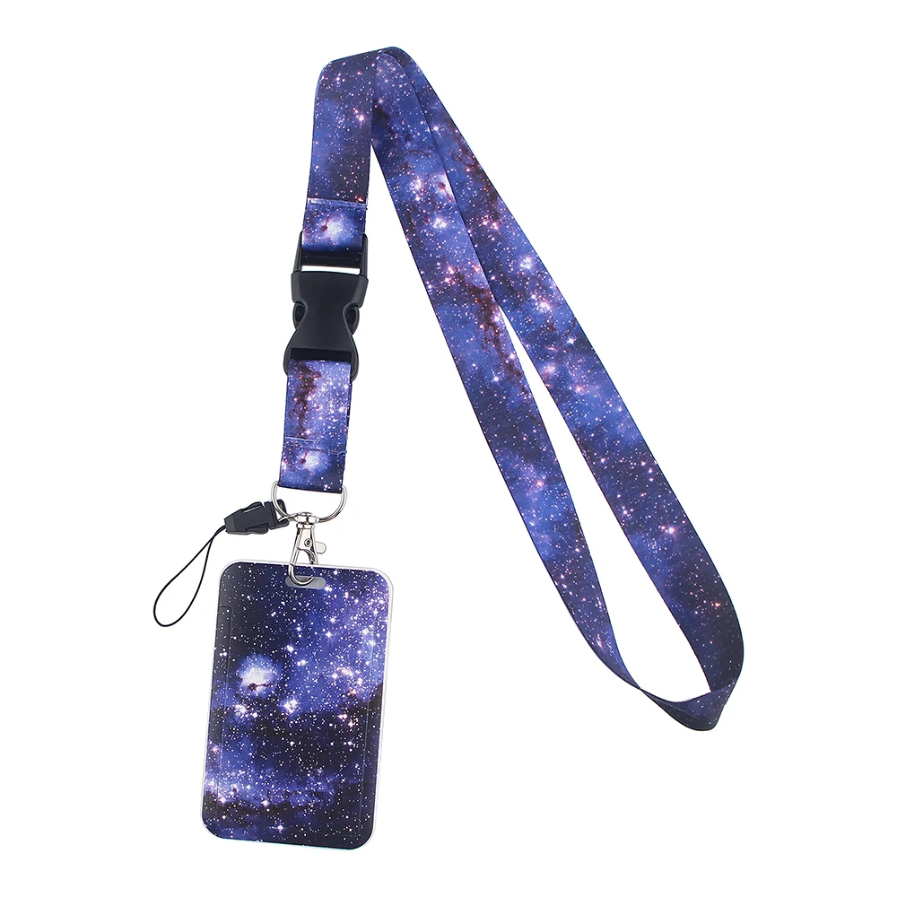 Ransitute R1593 Equation Music Fashion Buckle Lanyard Bus ID Name Work Card Badge Holder For Nurse Doctor Student Accessories