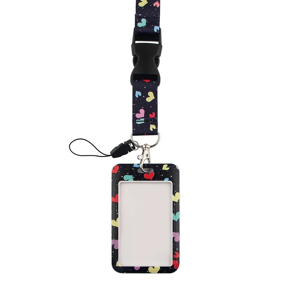 Ransitute R1593 Equation Music Fashion Buckle Lanyard Bus ID Name Work Card Badge Holder For Nurse Doctor Student Accessories