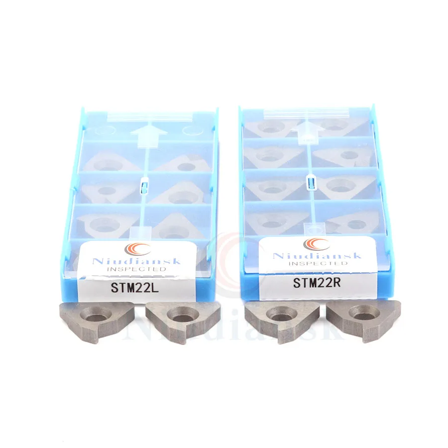 10 pcs STM1603 STM1603R STM1603L STM22R STM22L Thread Shims Lathe Accessories Carbide Inserts Knife Pad ,For Thread Turning Tool