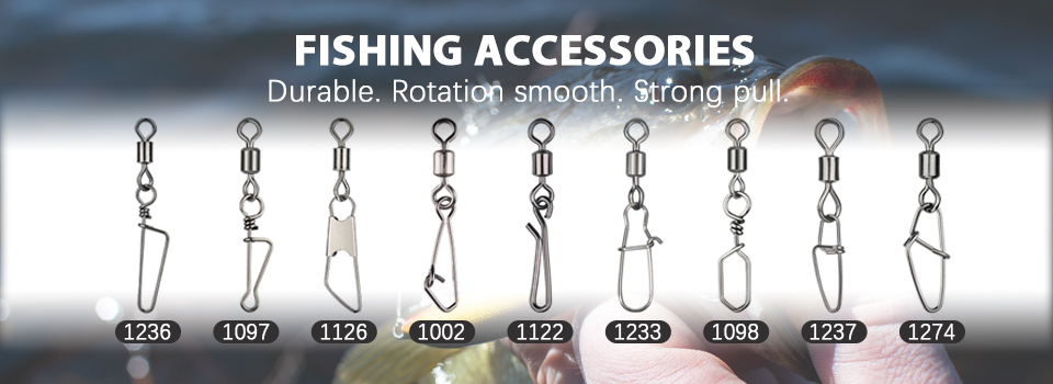 DNDYUJU 50pcs Fishing Connector Diamond Eye Impressed Rolling Swivel 8-Word Ring Connector Swivel Solid Ring For Carp Fishhooks