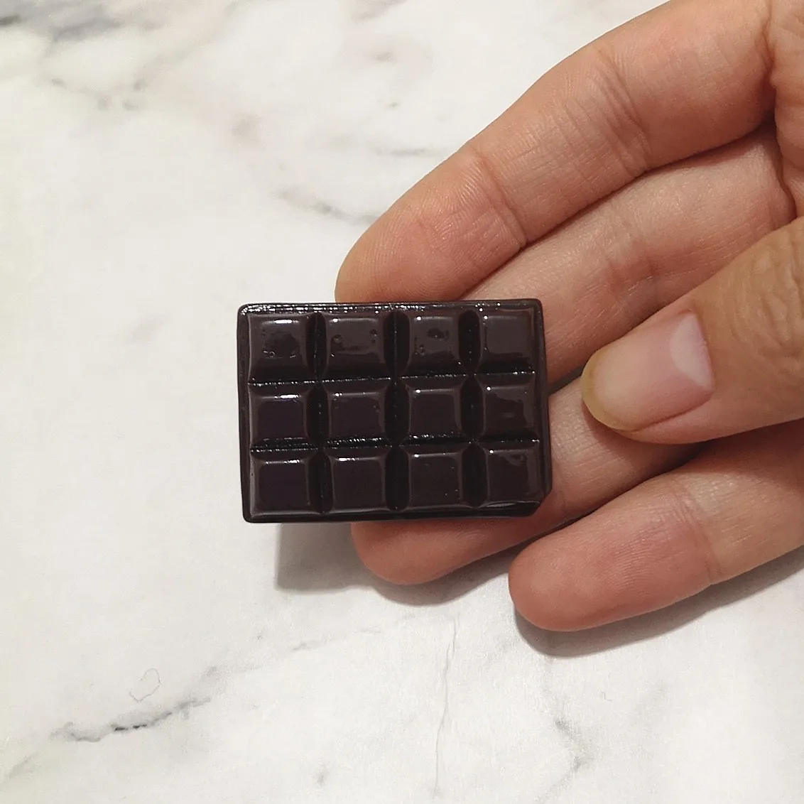 6pcs 25*35 Simulation Chocolate Resin Flatback Cabochon Craft Decoration Miniature Food For DIY Dollhouse Home Decoration