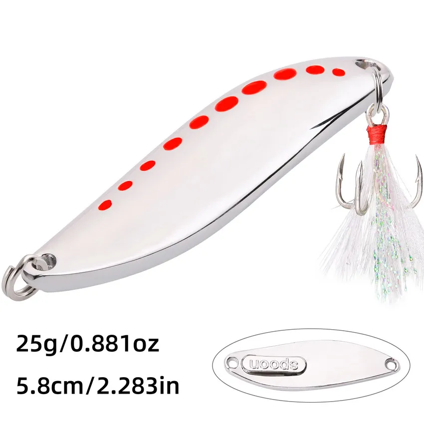 1PCS Metal Spinner Spoon trout Fishing Lure Hard Bait Sequins Noise Paillette Artificial Baits Spinnerbait Fishing Lures Tools