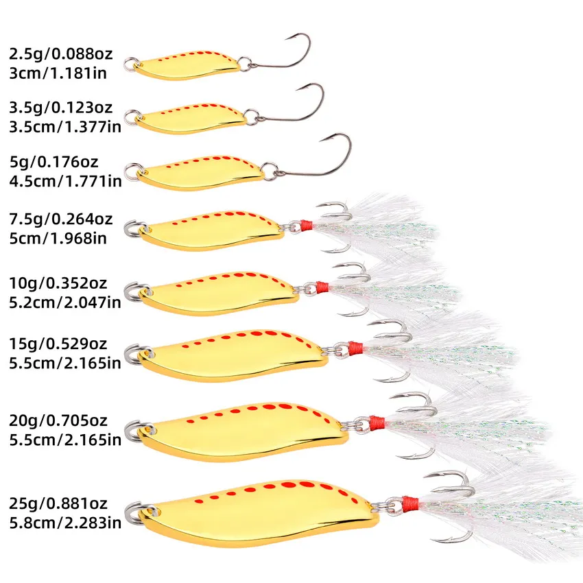 1PCS Metal Spinner Spoon trout Fishing Lure Hard Bait Sequins Noise Paillette Artificial Baits Spinnerbait Fishing Lures Tools