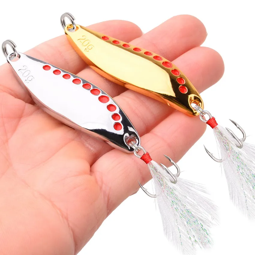 1PCS Metal Spinner Spoon trout Fishing Lure Hard Bait Sequins Noise Paillette Artificial Baits Spinnerbait Fishing Lures Tools