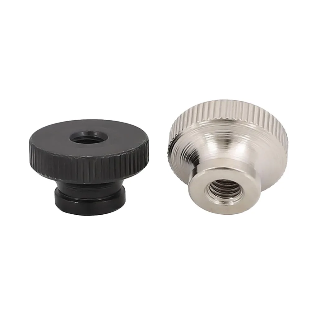 2/5X M3 M4 M5 M6 M8 M10 Silver Black Zinc Double Step Adjust Knurl Thumb Nut Hand Tighten Thumbnut 3D Printer Curtain Wall GB806
