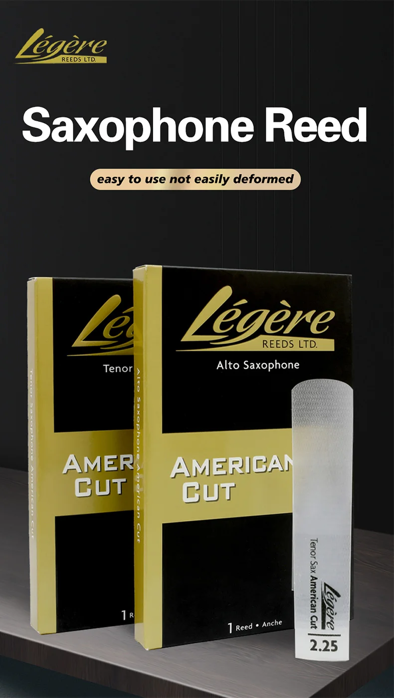 Legere American Cut Resin Reed Alto Soprano Tenor Saxophone Synthetic Reed SAX