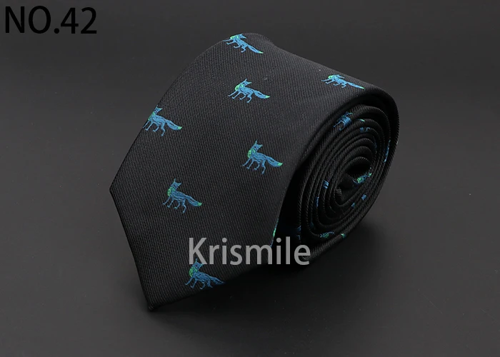 Mens Fashion Polyestert Ties Jacquard Cravat Men Animal Plant Skull Flower Woven Tie Wedding Party Gift Luxury Neck Tie