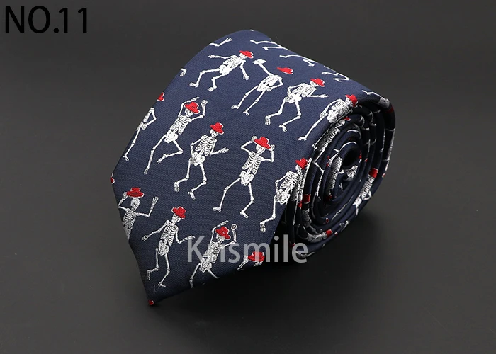 Mens Fashion Polyestert Ties Jacquard Cravat Men Animal Plant Skull Flower Woven Tie Wedding Party Gift Luxury Neck Tie