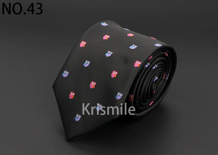Mens Fashion Polyestert Ties Jacquard Cravat Men Animal Plant Skull Flower Woven Tie Wedding Party Gift Luxury Neck Tie