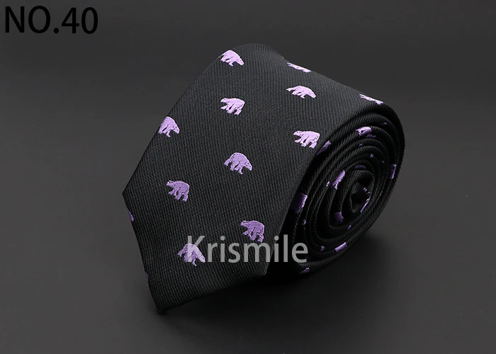 Mens Fashion Polyestert Ties Jacquard Cravat Men Animal Plant Skull Flower Woven Tie Wedding Party Gift Luxury Neck Tie