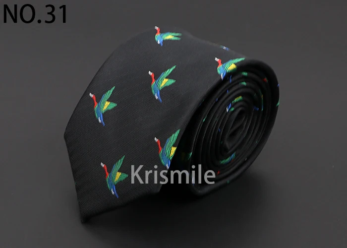 Mens Fashion Polyestert Ties Jacquard Cravat Men Animal Plant Skull Flower Woven Tie Wedding Party Gift Luxury Neck Tie