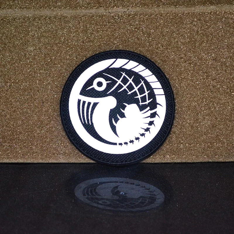 SCP Foundation IR Reflective Luminous Patch Armband Badge Applique Embellishment EDC Accessory Military Tactical Game Patches