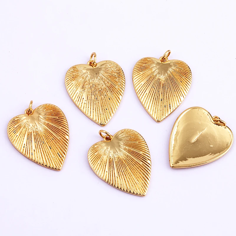 Dandelion Earth Star Heart Hand Cubic Zirconia CZ Paved Charm, 18K Real Gold Plated Colour , Craft Jewelry Supplies L87
